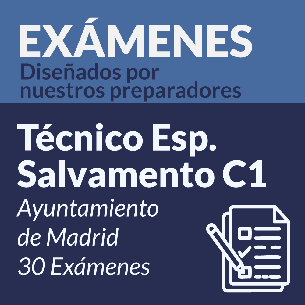 Tests Técnico Especialista Actividades Deportivas (Salvamento-Vigilancia) (C1) Madrid
