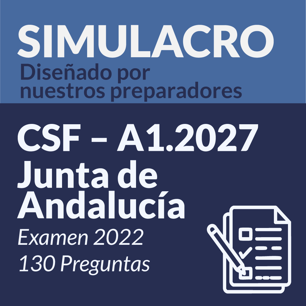 Exámenes tipo test Cuerpo Superior Facultativo, Actividad Física y del Deporte (A1.2027) Año 2022