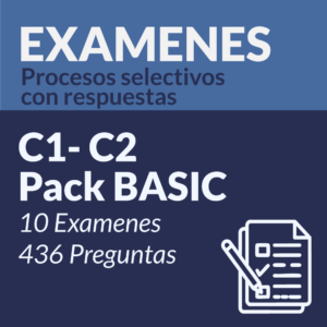 Pack BASIC de Exámenes tipo test de las categorías C1/C2