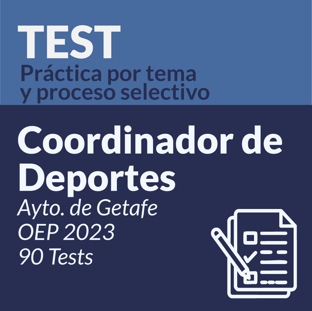 Tests Coordinador de deportes, Ayuntamiento de Getafe