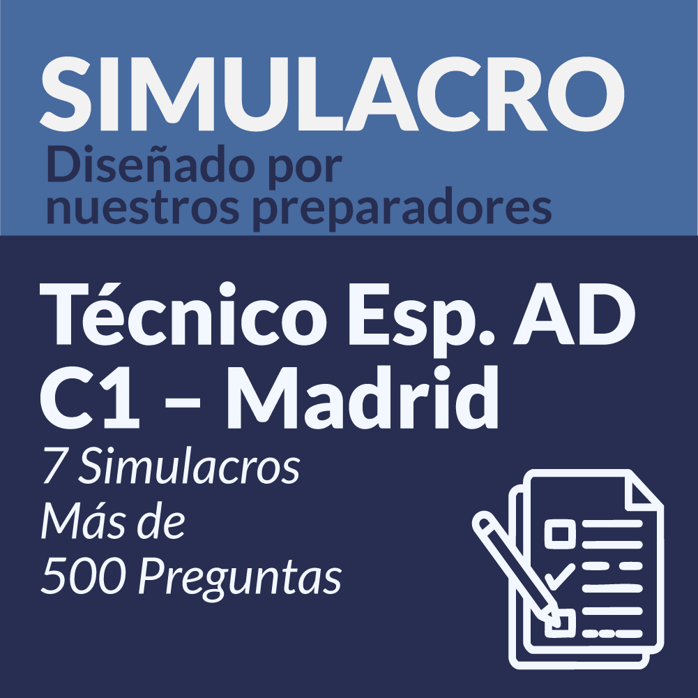 Simulacro Test Técnico Especialista Actividades Deportivas (C1) Madrid